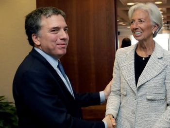 Nicolás Dujovne y Christine Lagarde