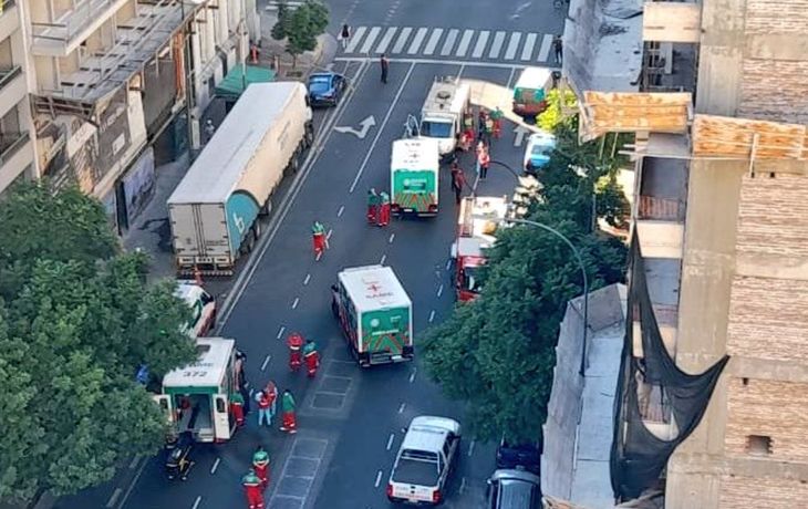 Incendio en un supermercado de Villa Crespo: al menos ocho heridos