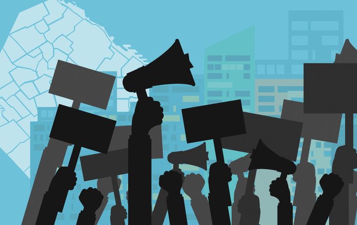 Metrobús cortado y demoras: todas las complicaciones en el tránsito por el acto central de Moyano