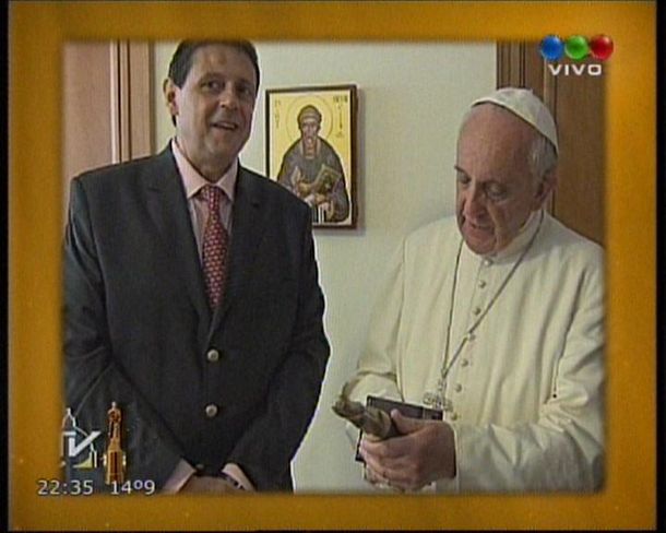 Francisco estuvo presente en la entrega de los Martín Fierro