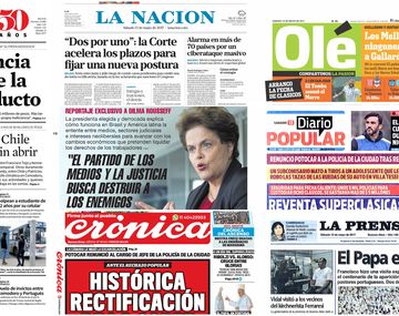 Tapas de diarios del sábado 13 de mayo de 2017