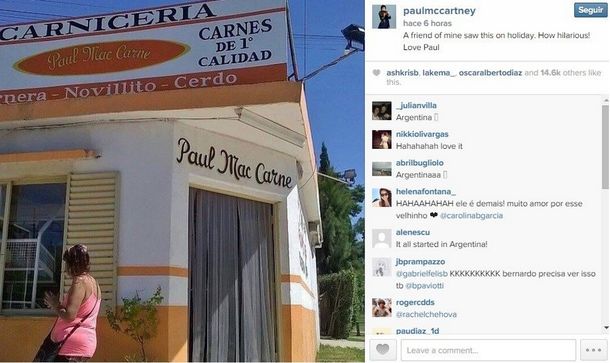 ¿Quién es el carnicero cordobés que hizo reír a Paul McCartney?