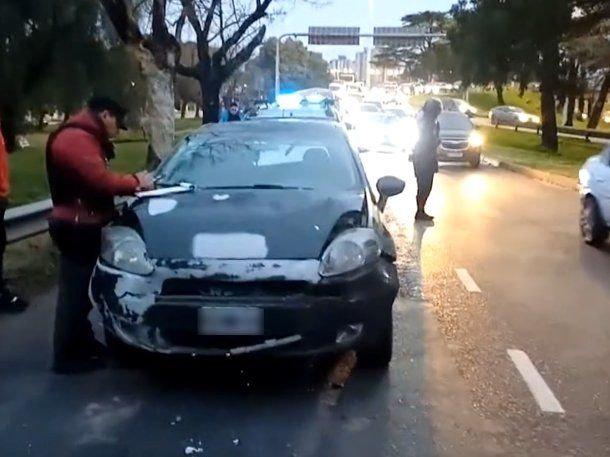 Triple choque en General Paz y Dellepiane dejó varios heridos