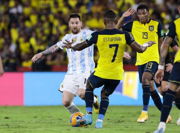 Se picó en Guayaqui: tangana en Ecuador-Argentina