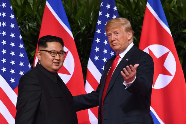 Kim Jong-Un y Donald Trump se encontraron en Singapur