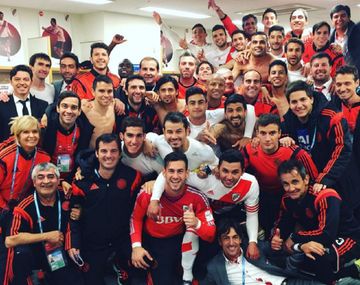 Festejo íntimo: mirá la foto de River post partido