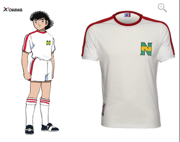 Venden camisetas de fútbol de una mítica serie japonesa