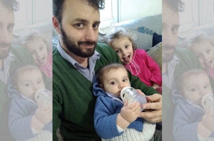 Matías Criado es psicólogo y padre de dos