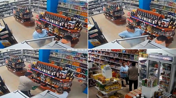 Así actuó la pareja para robar el fernet