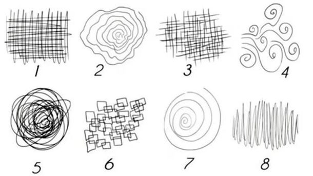 Test viral: el garabato que elijas revelará cómo es tu estado mental actual