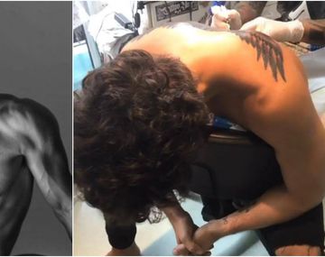 Antes y despúes de su tatuaje
