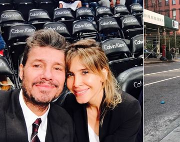 Tinelli y Valdes en Nueva York.