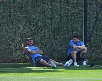 La razón por la que De Paul y Messi no entrenaron hoy
