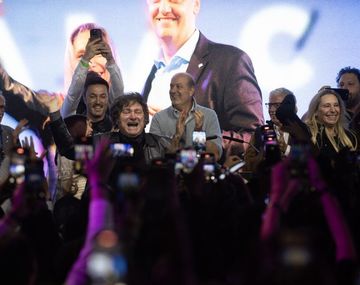 Milei reveló usar su Gabinete para la campaña: Se pintó violeta el bastión amarillo