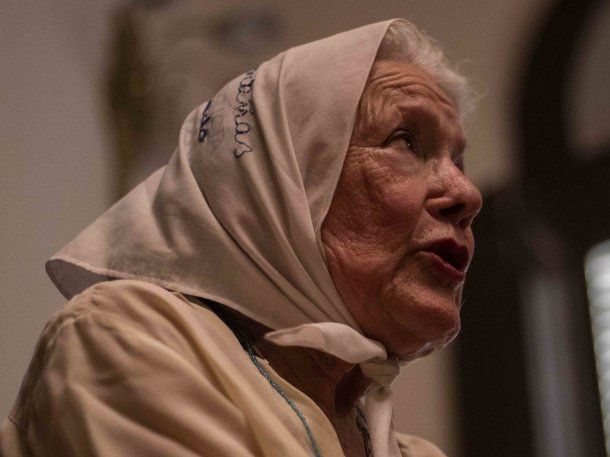 La titular de Madres de Plaza de Mayo Línea Fundadora