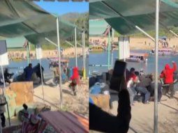 Violencia en la frontera de Bolivia: bagayeros se enfrentaron con la policía a piedrazos