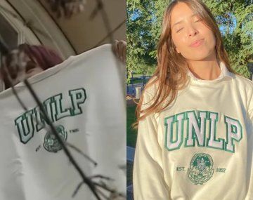 Dónde comprar el buzo de la Universidad de La Plata que mostró Cristina