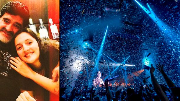 Una de las hijas de Diego Maradona, entre las organizadoras de la Time Warp