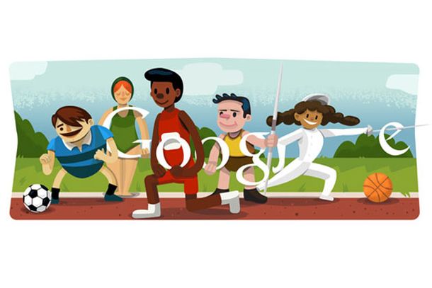Google cambió su logo para darle la bienvenida a los  Juegos Olímpicos