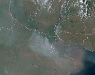 Incendios en el Delta invaden con humo a Buenos Aires