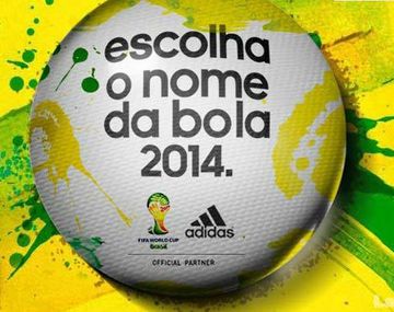 Ya se puede elegir el nombre de la pelota de Brasil 2014