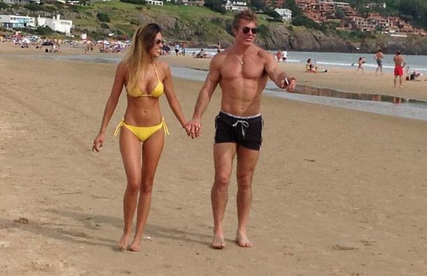 Las vacaciones mimosas de Barby Franco y Fernando Burlando