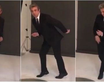 Ricardo Darín, divertido durante una sesión de fotos.