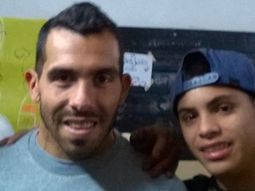 Votó por primera vez y se cruzó con su ídolo