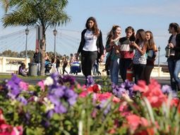 Primavera ideal: sábado a pleno sol y máxima de 23 grados