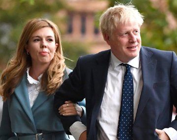 Boris Johnson y su esposa, Carrie