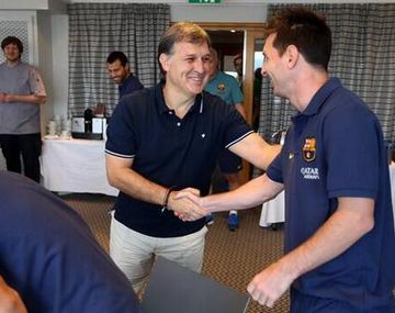 El encuentro más esperado: Messi y Martino