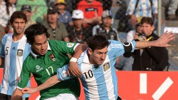 para el arquero de bolivia, messi se quedo caliente para el arquero de bolivia, messi se quedo caliente