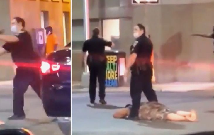 La polic&iacute;a golpe&oacute; a una mujer en Estados Unidos