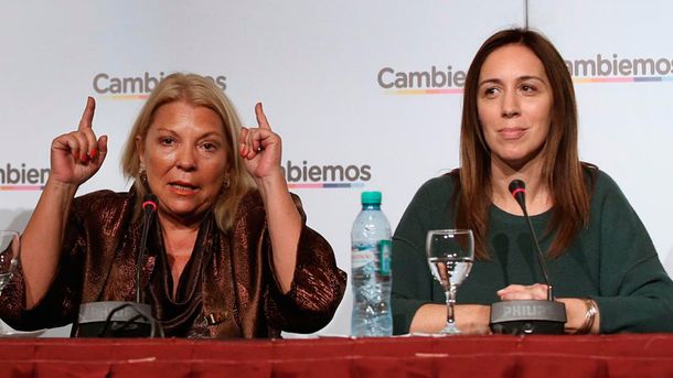 Así fue la reunión entre Vidal y Carrió, las dos mujeres fuertes de Cambiemos