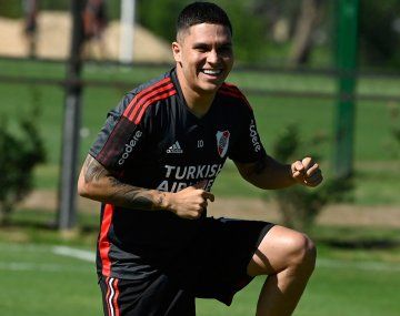 Juanfer Quintero prepara su debut en River ante Vélez