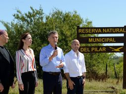 en pilar, macri anuncio medidas para proteger el medio ambiente en pilar, macri anuncio medidas para proteger el medio ambiente