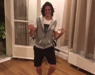 El baile de Cavani...¿se animará Griezmann?