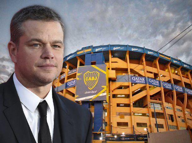 Matt Damon: se viralizó su experiencia en un partido de Boca