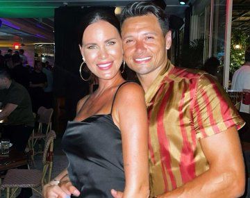 Natalie Weber y Mauro Zárate 