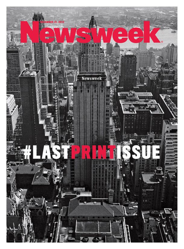 La revista Newsweek publicó su última edición en papel