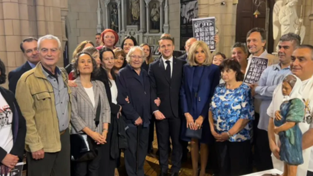 En las antípodas de Milei: Macron participó de un homenaje a los desaparecidos y se reunió con sus familiares