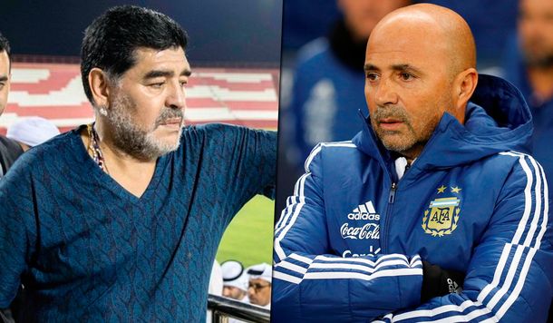 No le tiene fe: Maradona, sin filtro contra Sampaoli