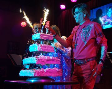 Roberto Piazza festejó su cumpleaños con amigos