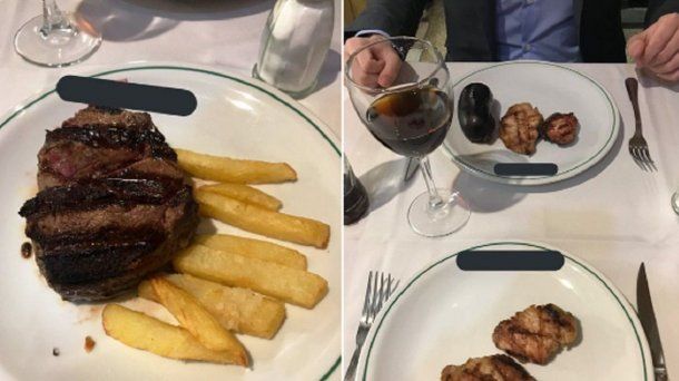 Ocho papitas y un mini bife: el almuerzo barrani viral que desató una ola de memes