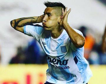Ricardo Centurión en Racing - Crédito:&nbsp;@RacingClub