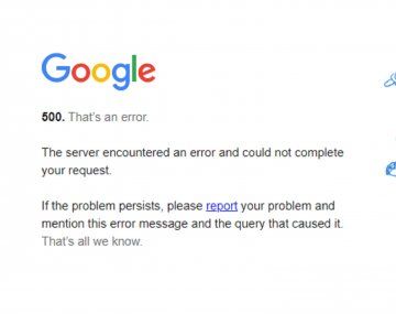 Se cayó Google a nivel global