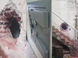 Robo frustrado en Zárate: hicieron un boquete en un banco y hallaron la bóveda vacía