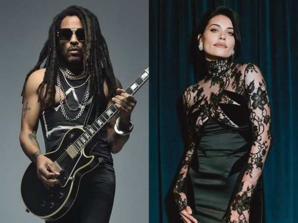 Lenny Kravitz y Eva de Dominici