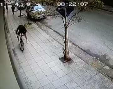 Insólito: a plena luz del día trepó a un balcón