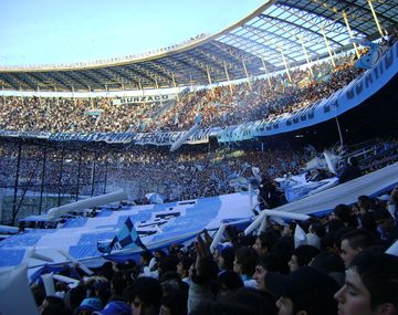 La hinchada de Racing.